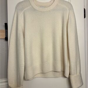 Abercrombie & Fitch Cream Crew Neck Sweater